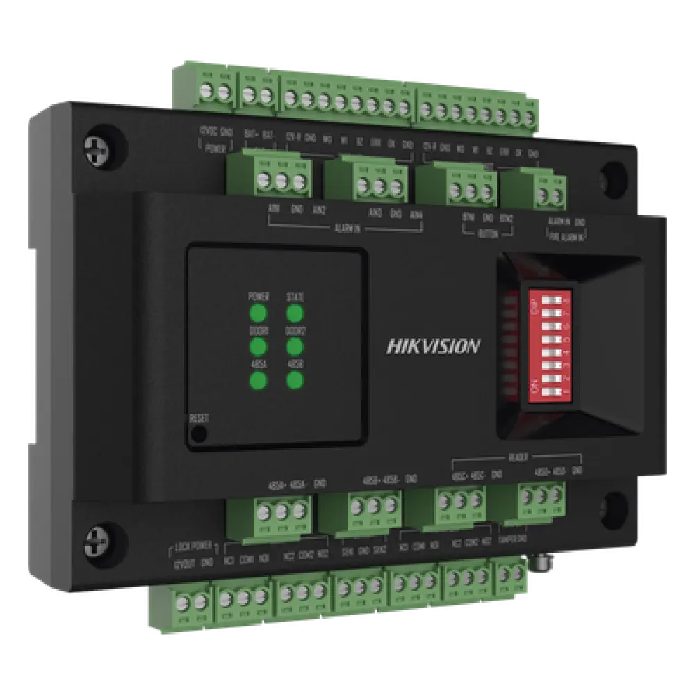 Expansor de Control de Acceso / 2 Puertas / Comunicación RS-485 / 4 Entradas y 2 Salidas Auxiliares / 12V DC / -10°C a 55°C