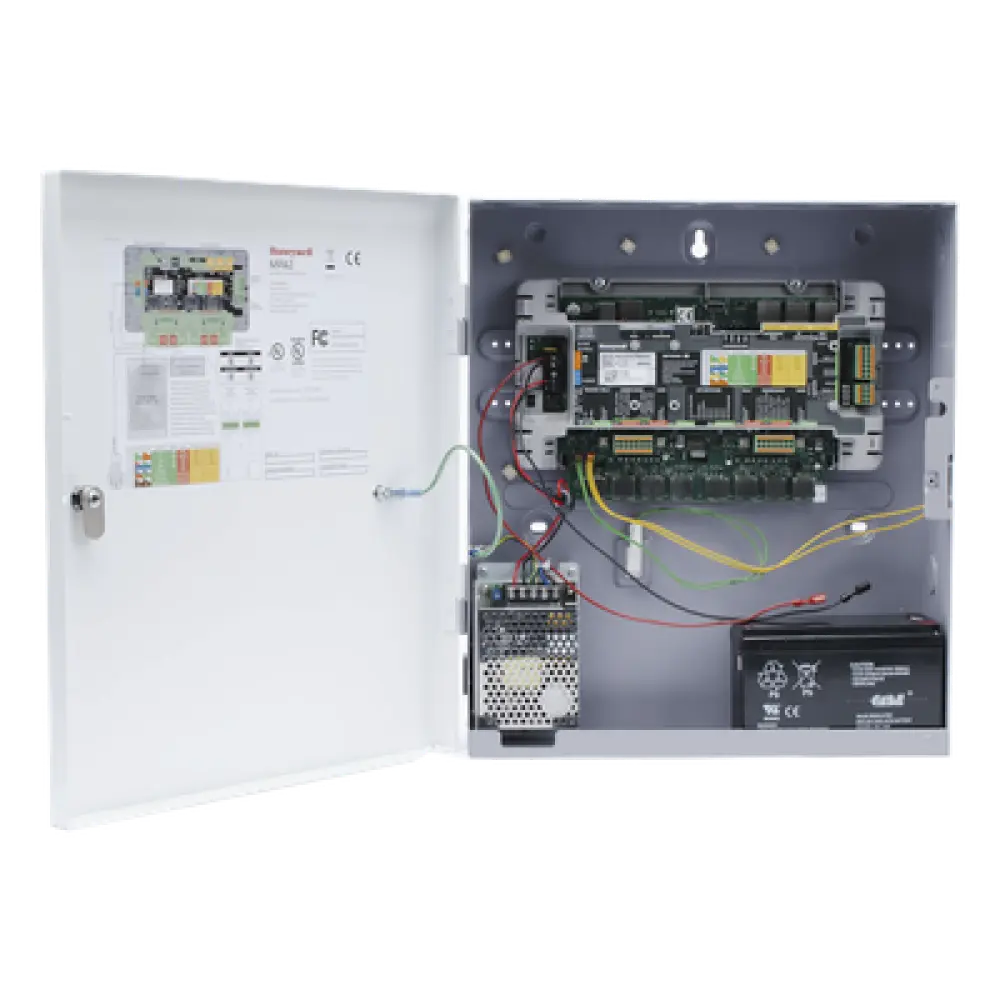 Controlador de Acceso IP / 2 Puertas / 4 Lectores / PoE / OSDP v2 y Wiegand / Expansible a 36 Puertas / AES-256 / UL 294