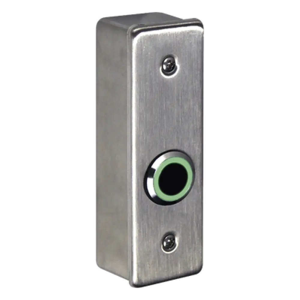 Botón de Salida NoTouch / Sensor IR / Acero Inoxidable 304 / Contacto Seco / LED Dual / Montaje Delgado 0.26"