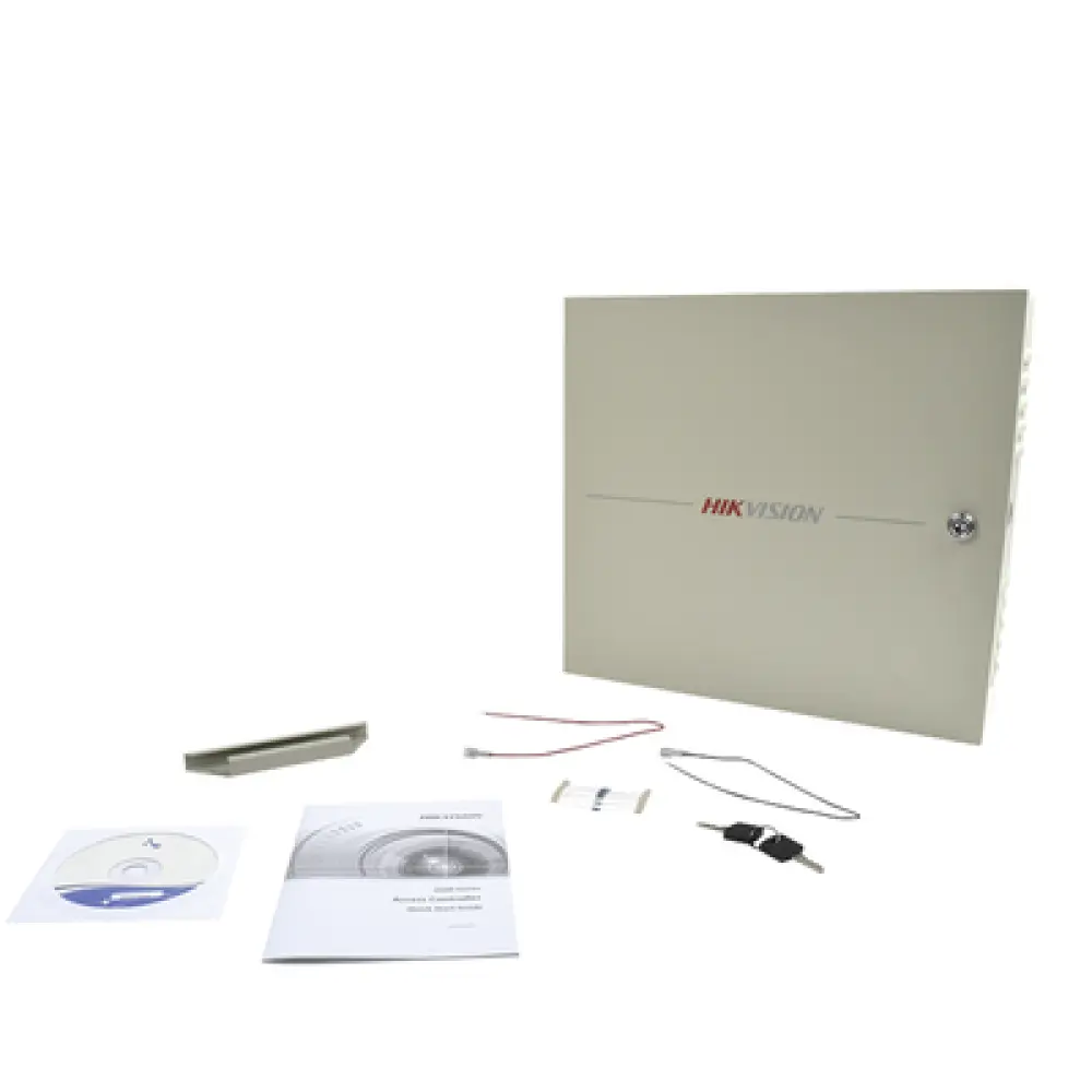 Controlador de Acceso / 4 Puertas / 8 Lectores Huella y Tarjeta / 100,000 Tarjetas / 300,000 Eventos / TCP-IP / Integración Video / Gabinete con Fuente 12V DC 8A