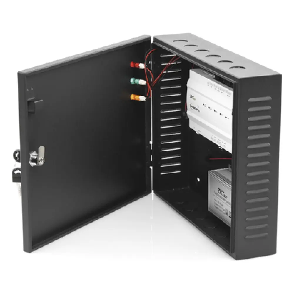 Controlador de Acceso 1 Puerta / 20,000 Huellas / 30,000 Tarjetas / TCP-IP / Sincronización Push / Memoria SD 32 GB / Fuente 12V CC 5A