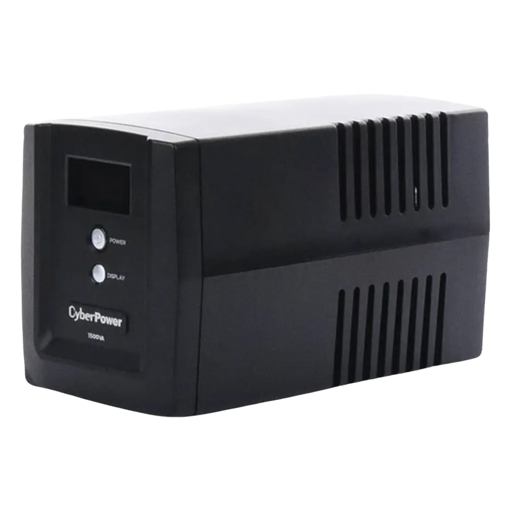 UPS de 1500 VA/900 W, Topología Línea Interactiva, Entrada 120 Vca NEMA 5-15P, y 8 Salidas NEMA 5-15R, Con Regulador de Voltaje (AVR)