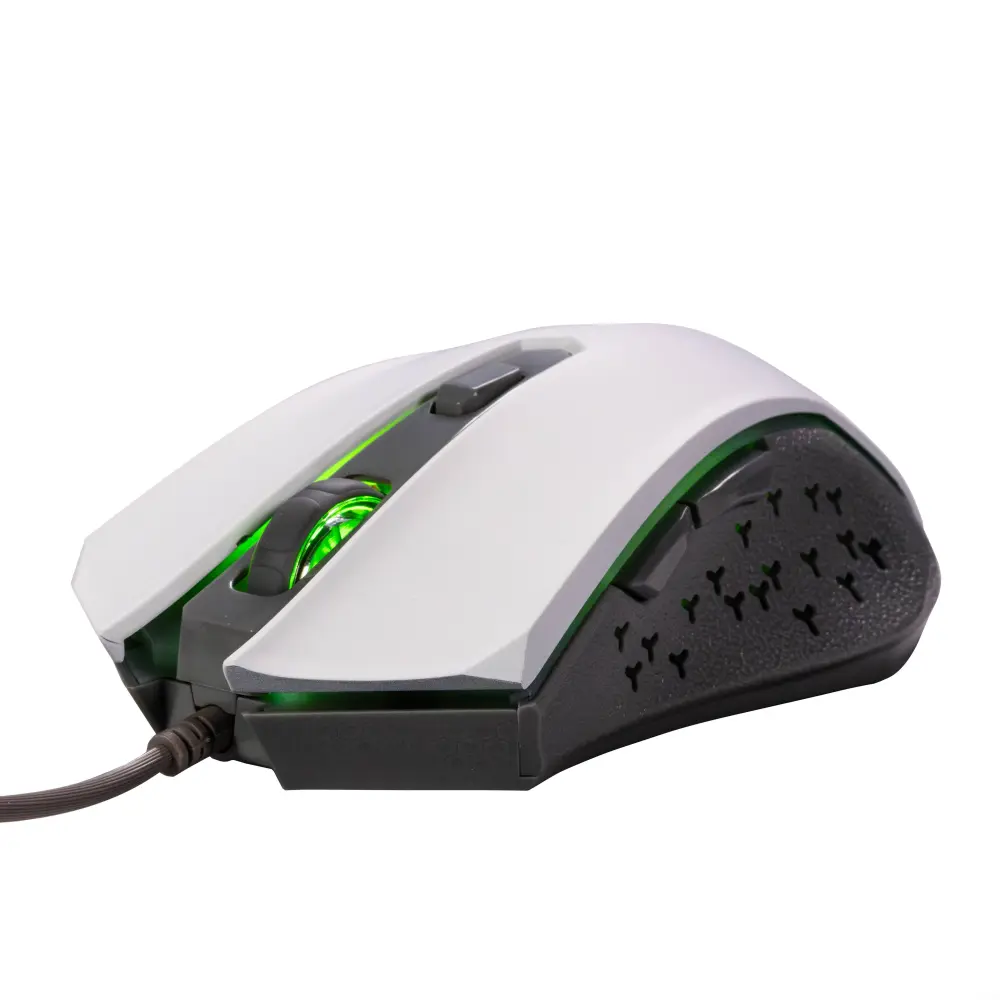 Mouse Naceb gaming NA-2703 Nefiri Legacy alambrico USB para videojuegos y oficina. DPI ajustable de 1200 a 3600 - 6 botones programables, Sensor Óptico
