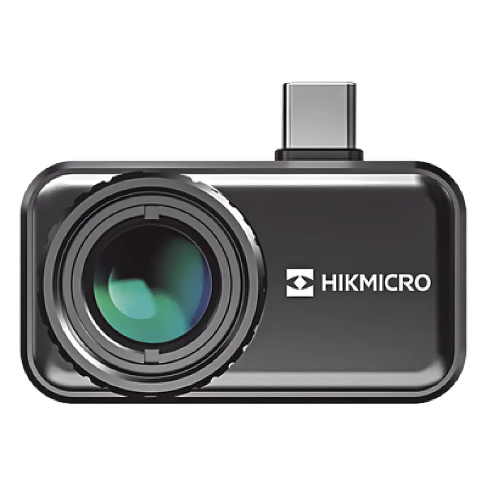 Cámara Termográfica para Smartphone / IR 384 x 288 / Rango -20°C a 650°C / Precisión ±2°C o ±2% / Frecuencia 25/50 Hz / Lente 10 mm F1.0 / USB-C Android