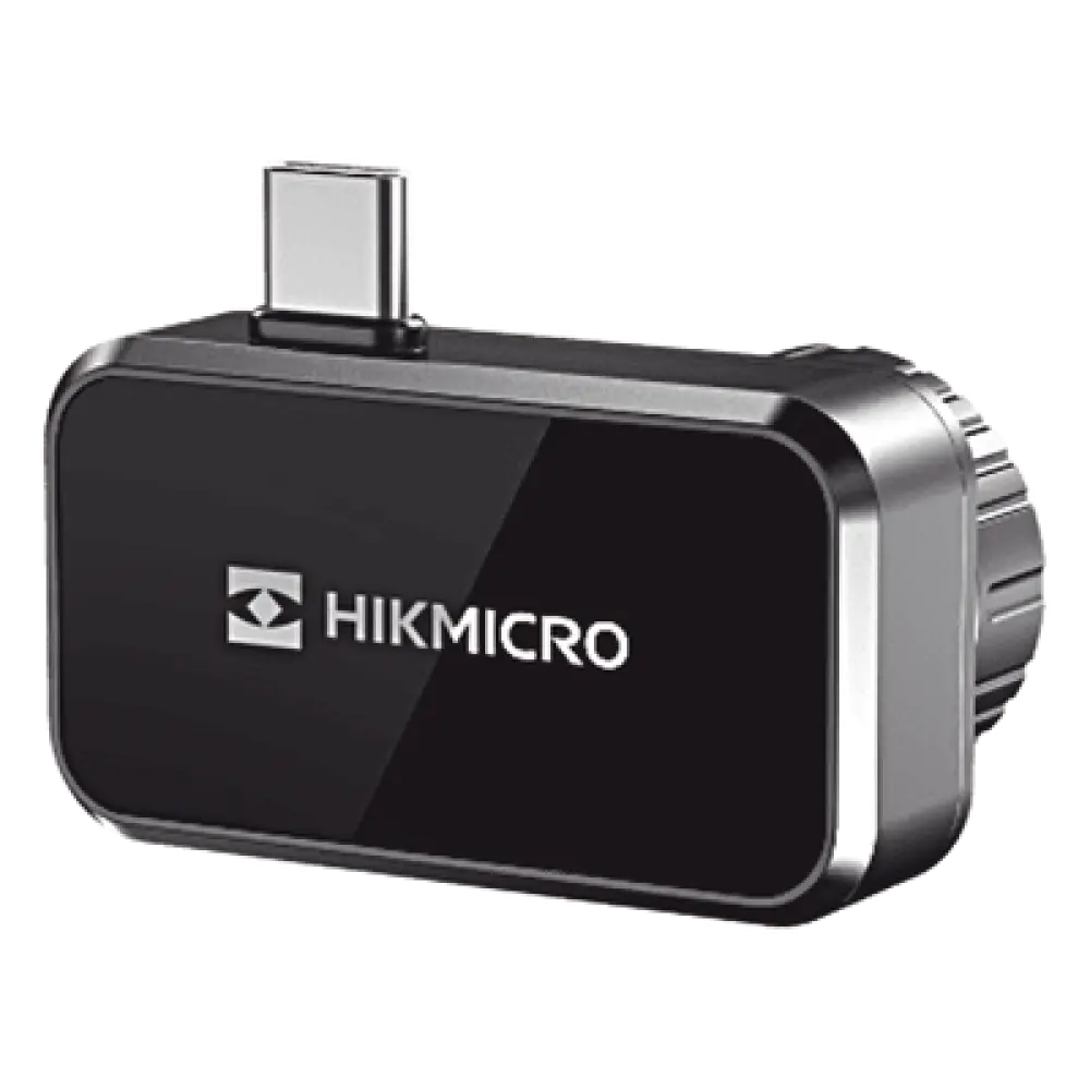 Cámara Termográfica para Smartphone / IR 384 x 288 / Rango -20°C a 650°C / Precisión ±2°C o ±2% / Frecuencia 25/50 Hz / Lente 10 mm F1.0 / USB-C Android