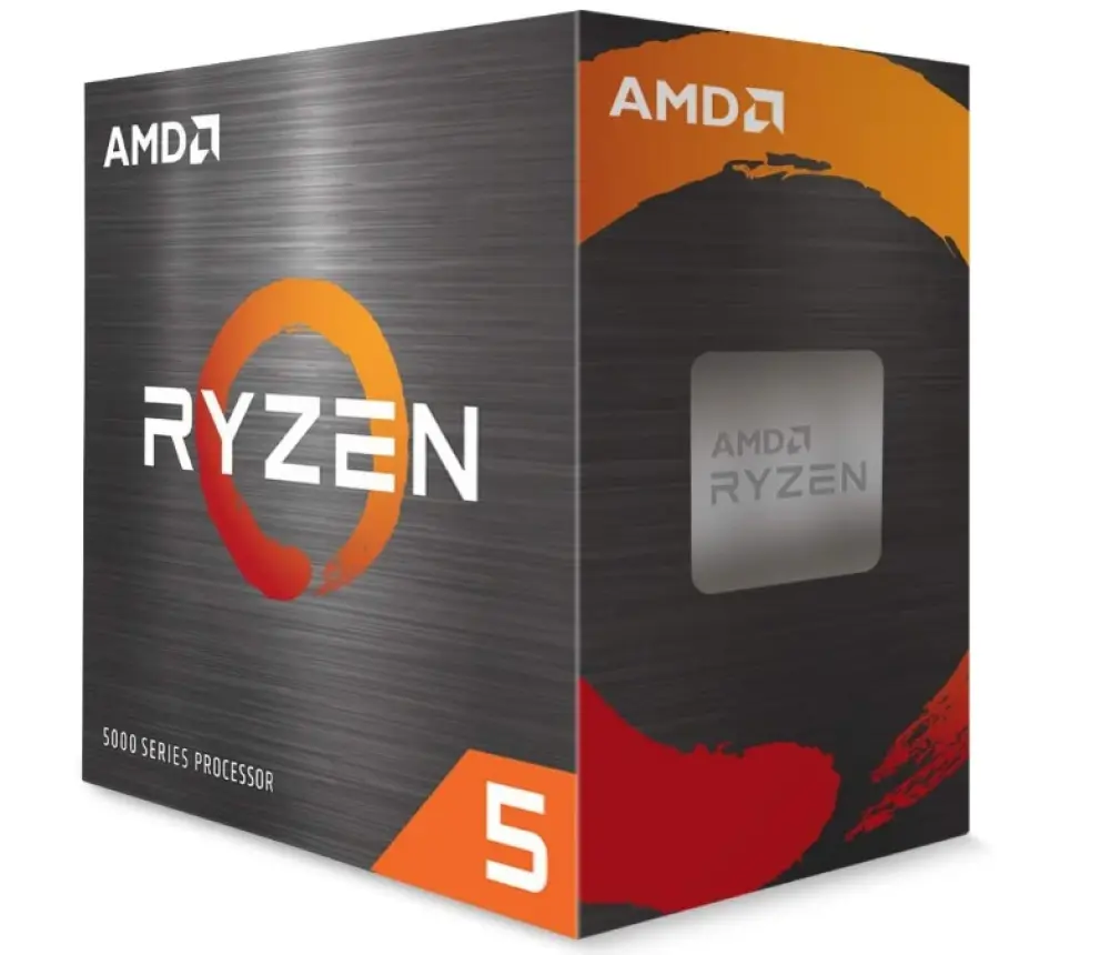 AMD RYZEN 5 5500 - 6 núcleos, Socket AM4, Incluye Ventilador, Se requiere una tarjeta gráfica independiente.