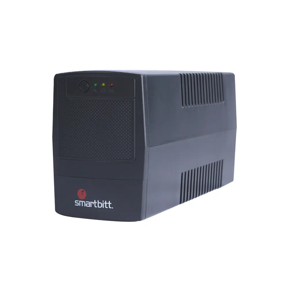 No-Break SMARTBITT SBNB1000USB - 1000 VA, 500 W, Negro, Hogar y Oficina