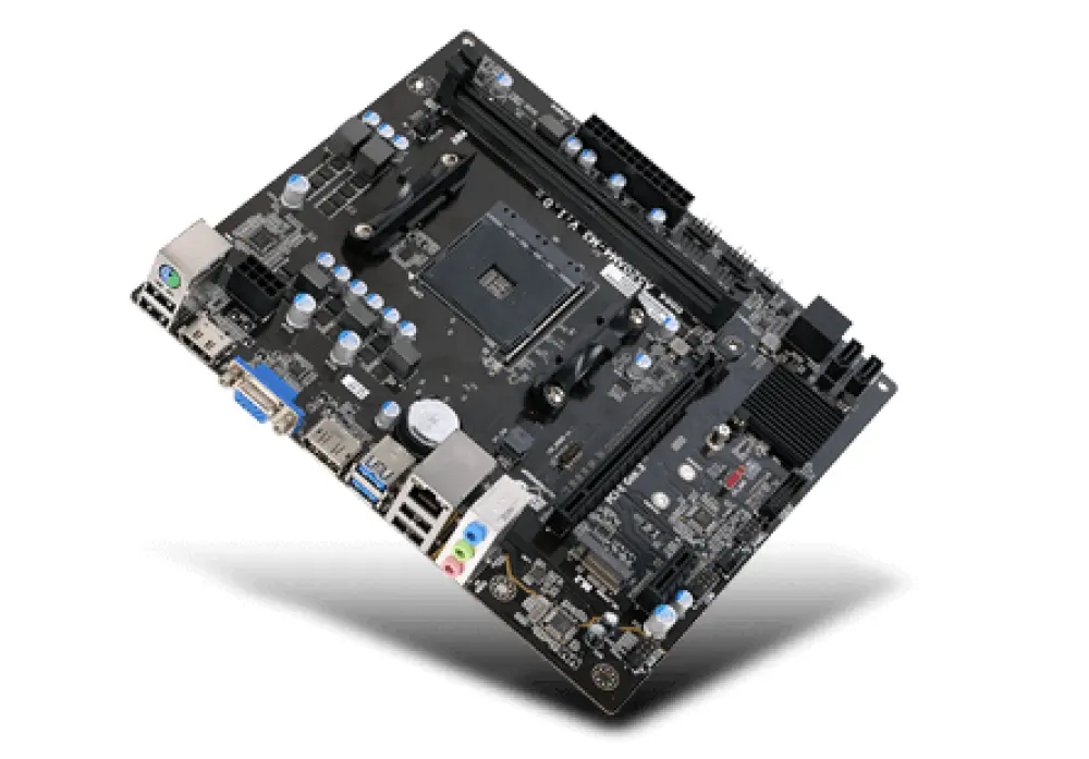 MOTHERBOARD ECS A520AM4-M3D - Micro-ATX, Socket AM4, AMD A520, 64GB DDR4, HDMI/DP PARA AMD RYZEN 3 Y 5.