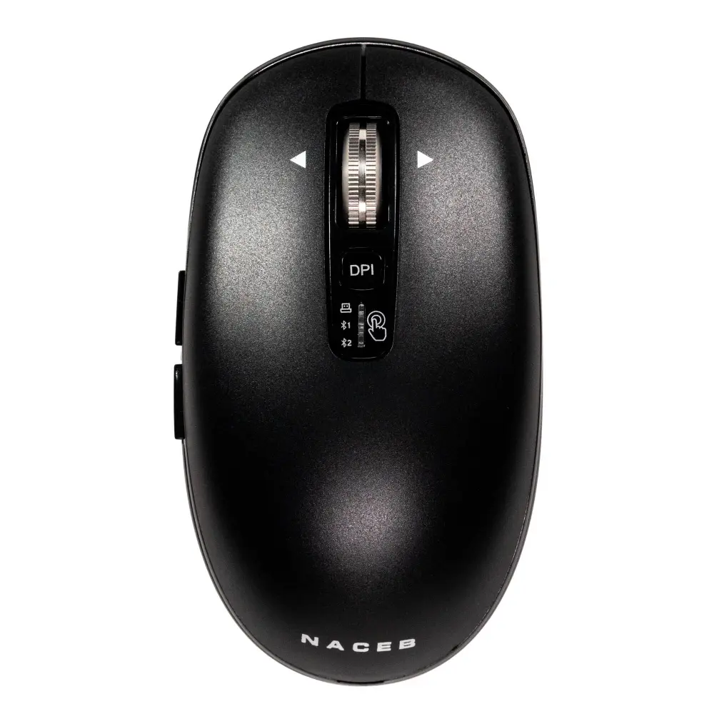 Naceb Mouse Inalambrico Slim Negro NA-0131N -