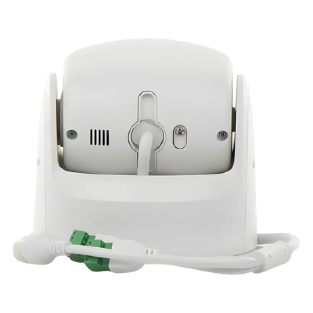 Cámara Turret IP Panorámica / 4 Megapixel / Dual Lente 2.8 mm / 180° / Color 24/7 / Luz Blanca 30 m (98.4 ft) / WDR 130 dB / IP67 / PoE
