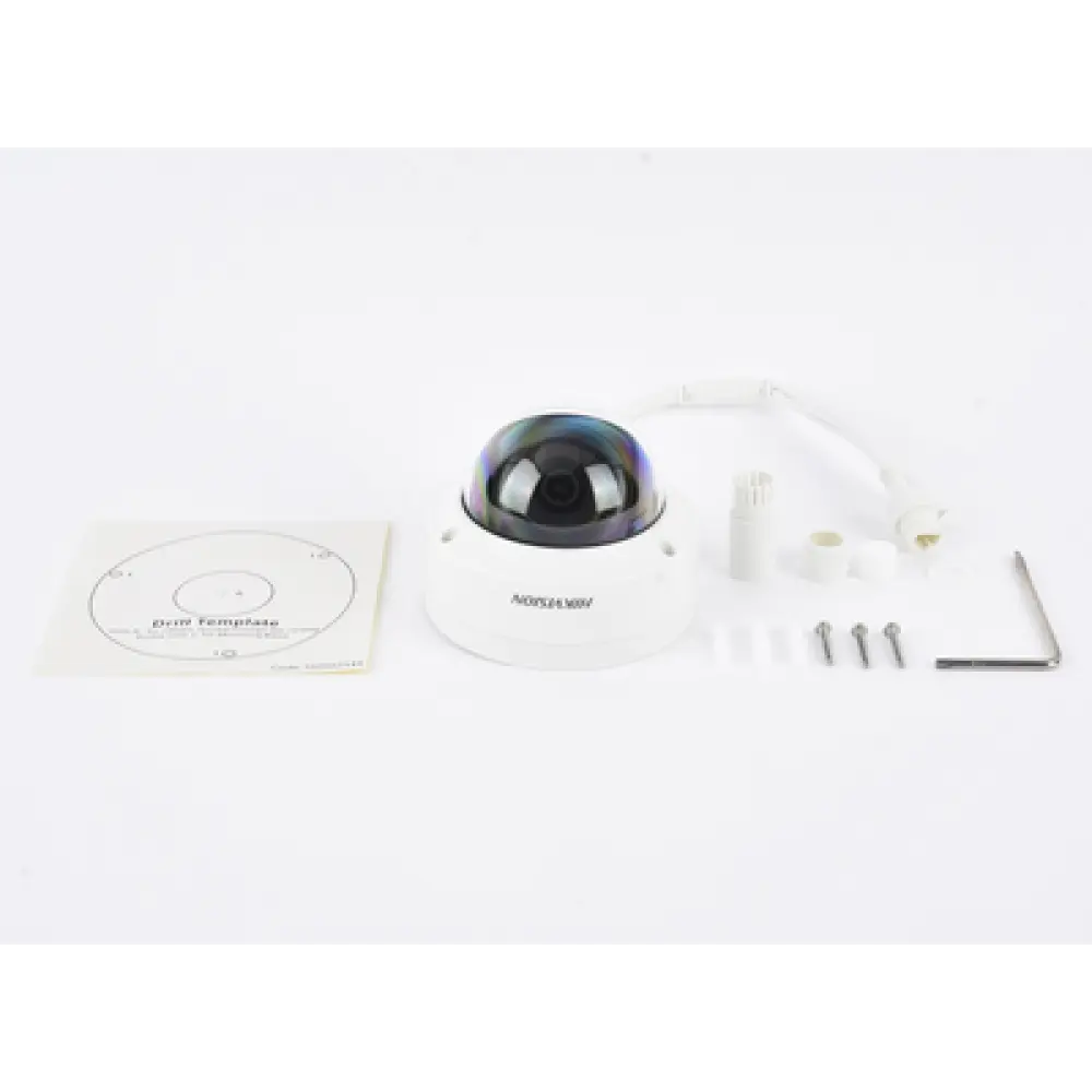 Domo IP / 4 MP / Lente 2.8 mm / IR 30 m (98 ft) / WDR 120 dB / IP67 / PoE / H.265+