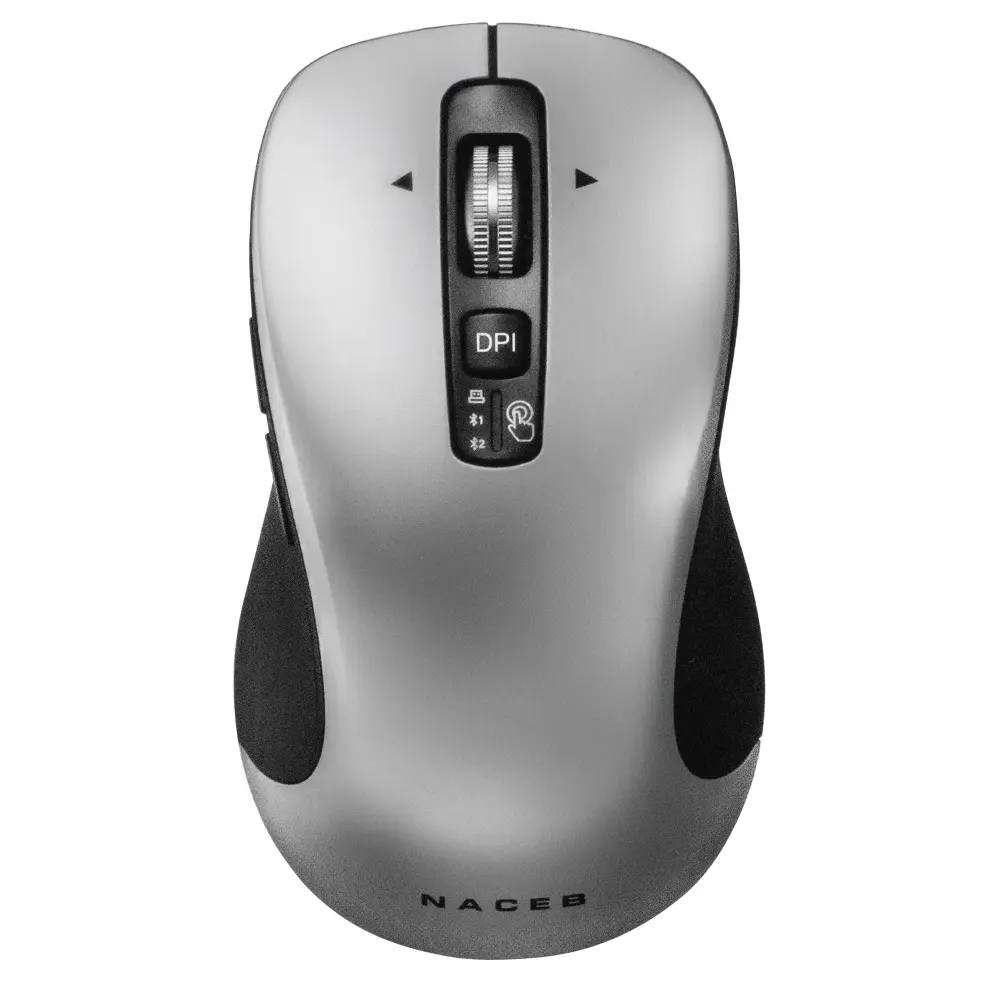 NACEB MOUSE INFINITY ESSENCIAL ES1 INALAMBRICO GRIS NA-0132G -