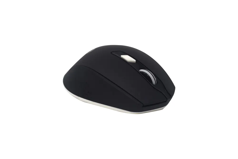 Mouse Naceb Technology NA-0119N - Negro, 6 botones, Inalámbrico, 1200 - 2400 DPI