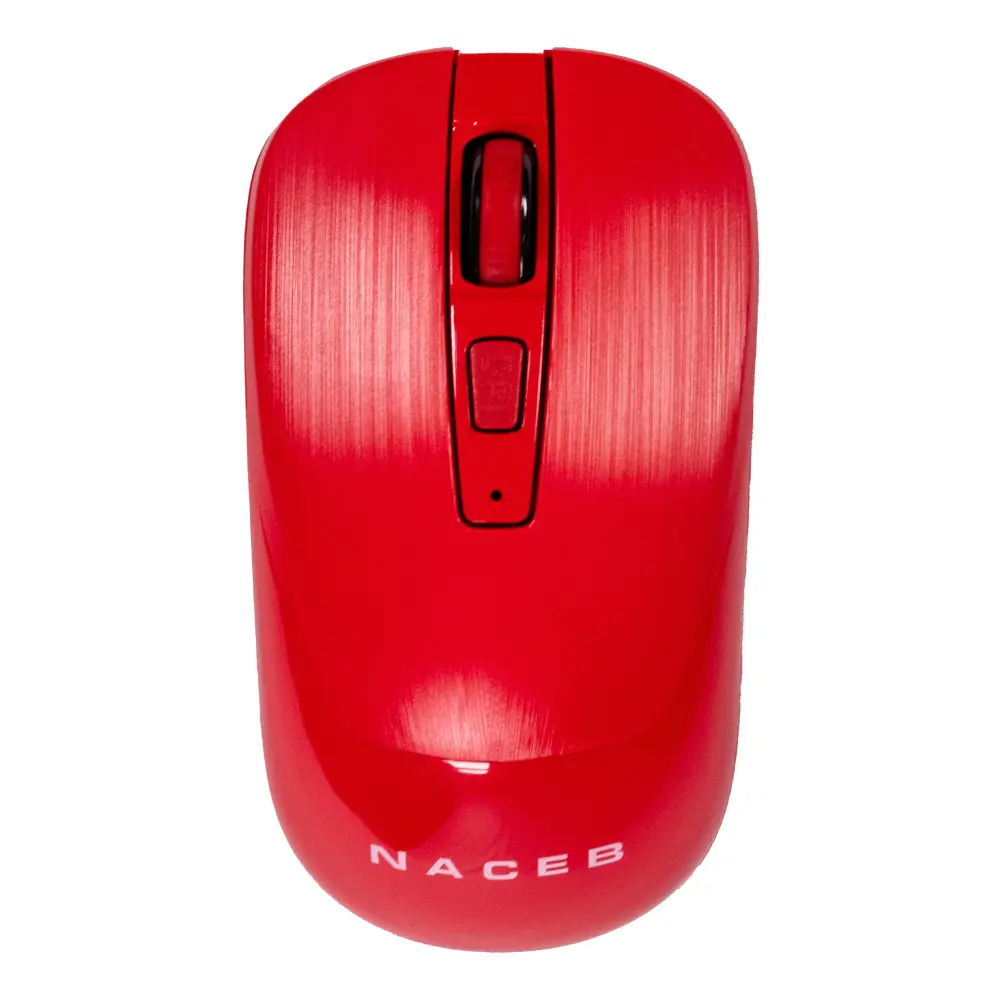 Naceb Mouse Inal 2.4G Rojo NA-0137R -