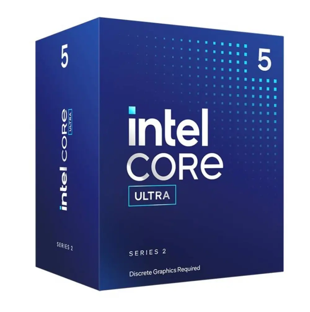 Procesador Intel Core Ultra 5 para escritorio 225F LGA 1851 - 10 cores (6P + 4E) Hasta 4.9 Ghz