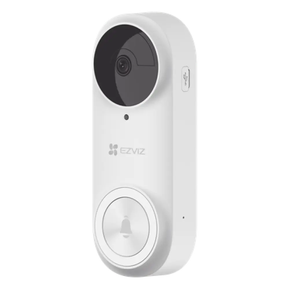 Videoportero Wi-Fi / 3 Megapixel / Ángulo 176° / Batería 5200 mAh / IP65 / Detección PIR 5 m (16.4 ft) / Audio Bidireccional