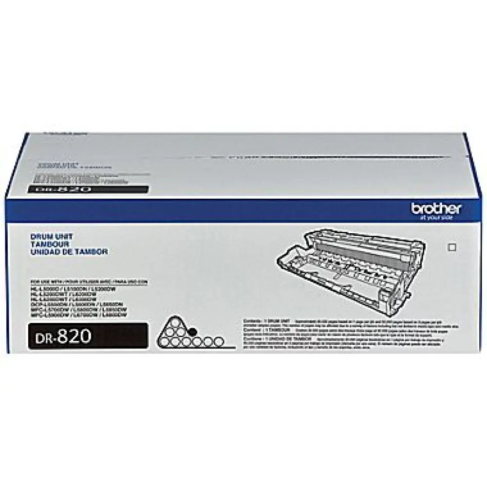 Tambor Brother Valor DR820 negro - rendimiento aproximado 30, 000 páginas