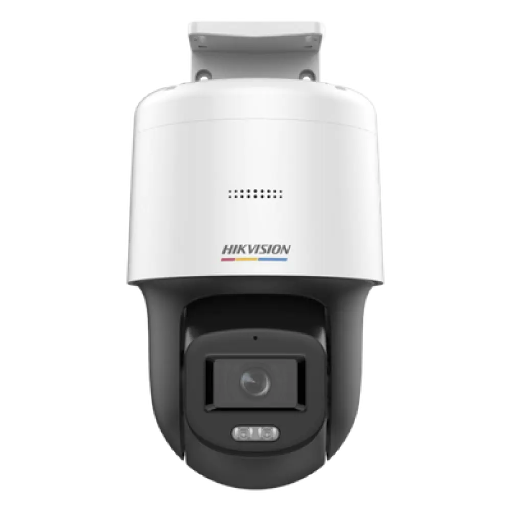 Cámara Domo PT IP / 4 Megapixel / Lente F1.0 / Luz Blanca 30 m (98.4 ft) / Audio Bidireccional / PoE / IP66