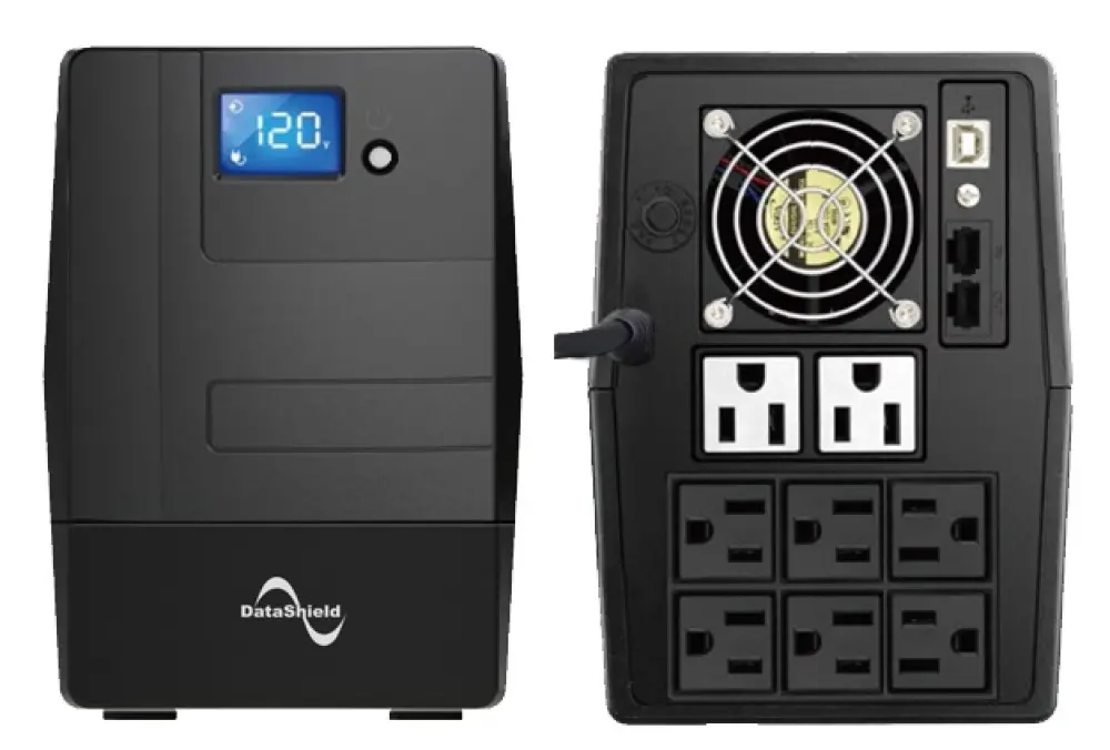 No-Break DATASHIELD KS-1500 PRO - 1500 VA, 900 W, Negro