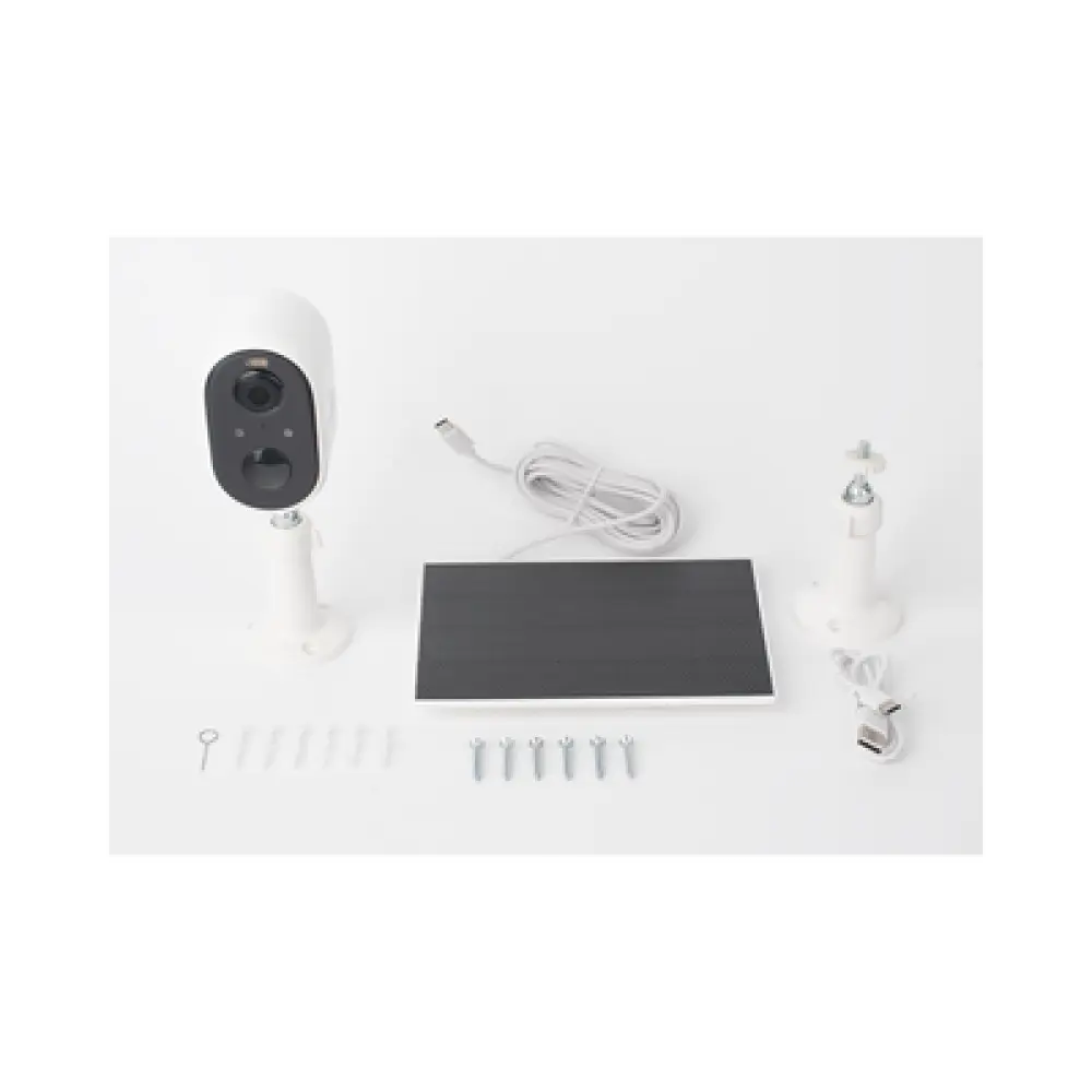 Cámara IP de Batería / 3 Megapixel / Wi-Fi / Visión Nocturna Color 8 m (26.2 ft) / Audio Bidireccional / IP65 / Panel Solar 3W