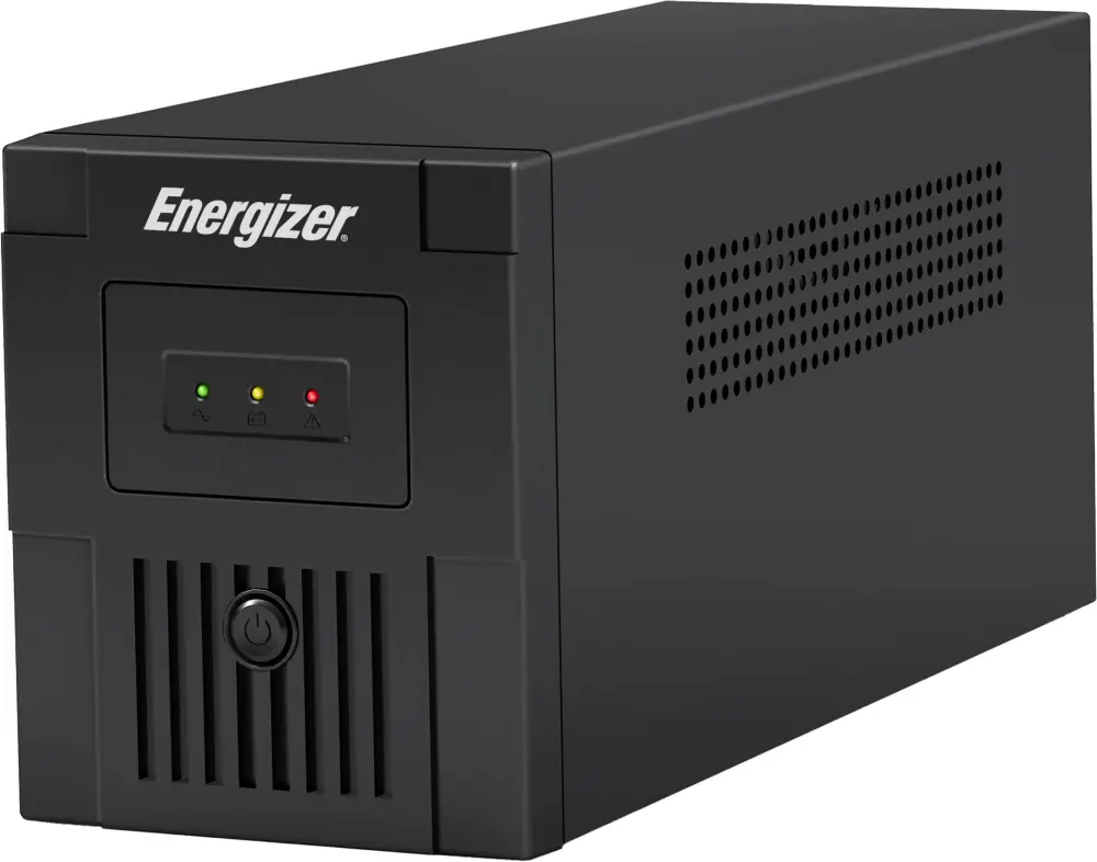 No Break Energizer 1500VA/900W (ERENUPS15VA). AVR - 2 bat. 12V/9AH, 8 contactos (4 respaldo), LED/Alarma. Cert. RoHS/NOM/CE. 2 años gtía.