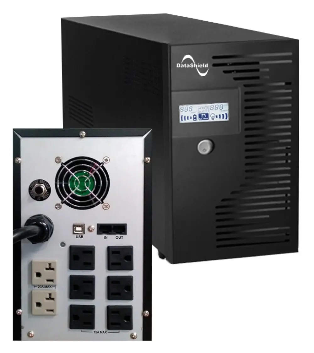 No Break KS 3000 LCD  DATASHIELD KS 3000 - 3000 VA, Negro