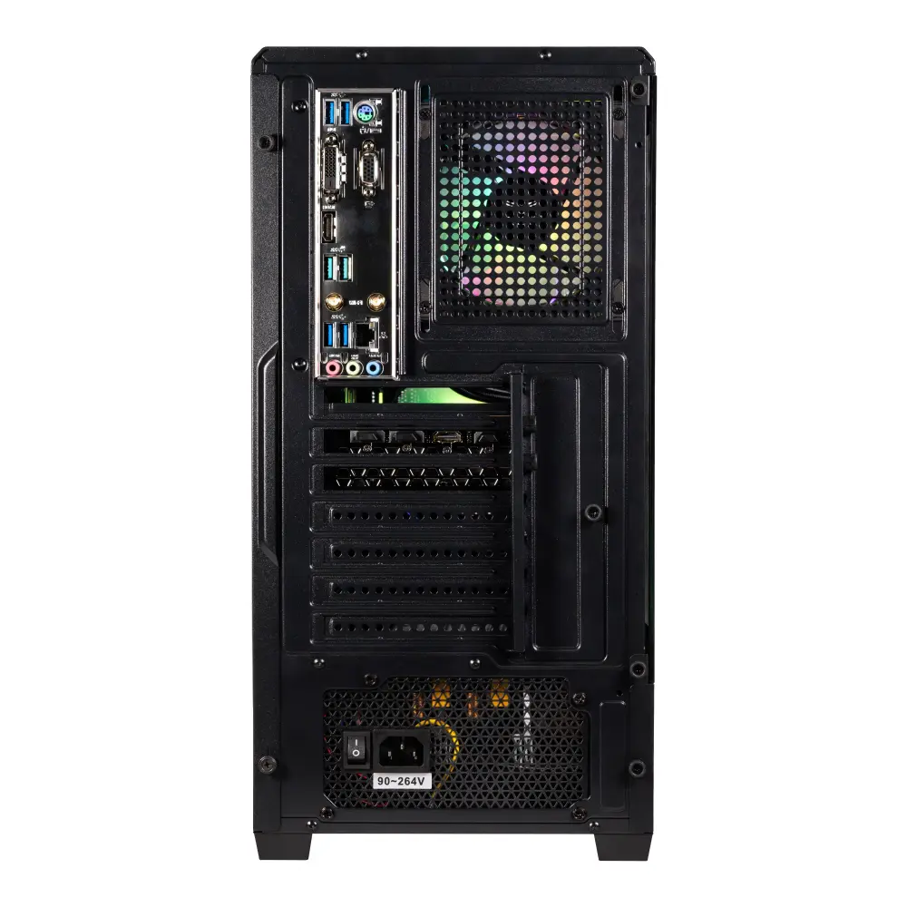 Computadora Gamer NACEB AMD RYZEN 5 5500 - RX 7600, 32GB, 1TB, 1000W 80+GOLD, Enfriamiento 240MM, WIFI, WIN 11 PRO PRUEBA
