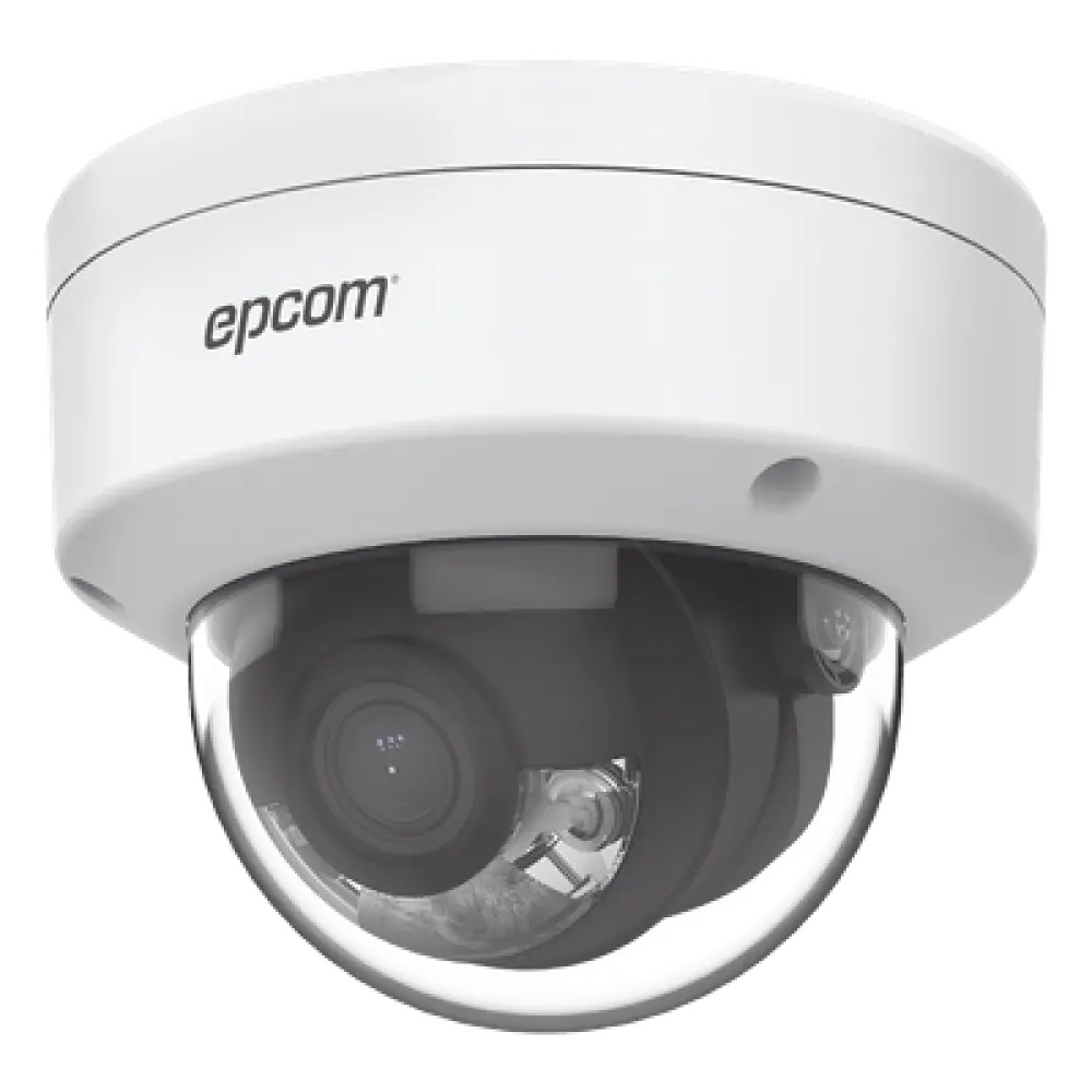 Domo IP / 4 MP / Lente 2.8 mm / ColorVu / AcuSense / PoE / H.265+ / IP67 / IK08 / WDR 120 dB / Luz blanca 30 m (98 ft)