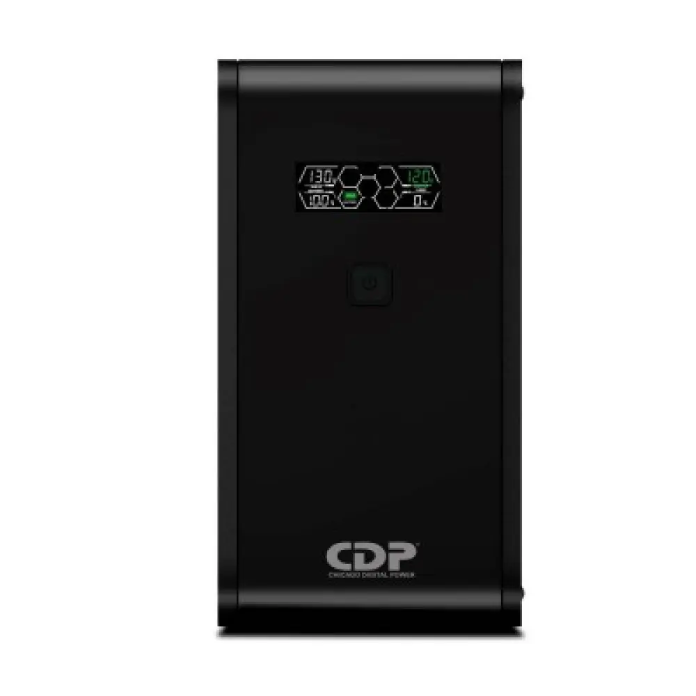 No-Break CDP R-SMART2010 2000VA/1200W UPS Interactiva AVR 10 Salidas - 560 Joules, Proteccion RJ45, LCD, software 120 Vac