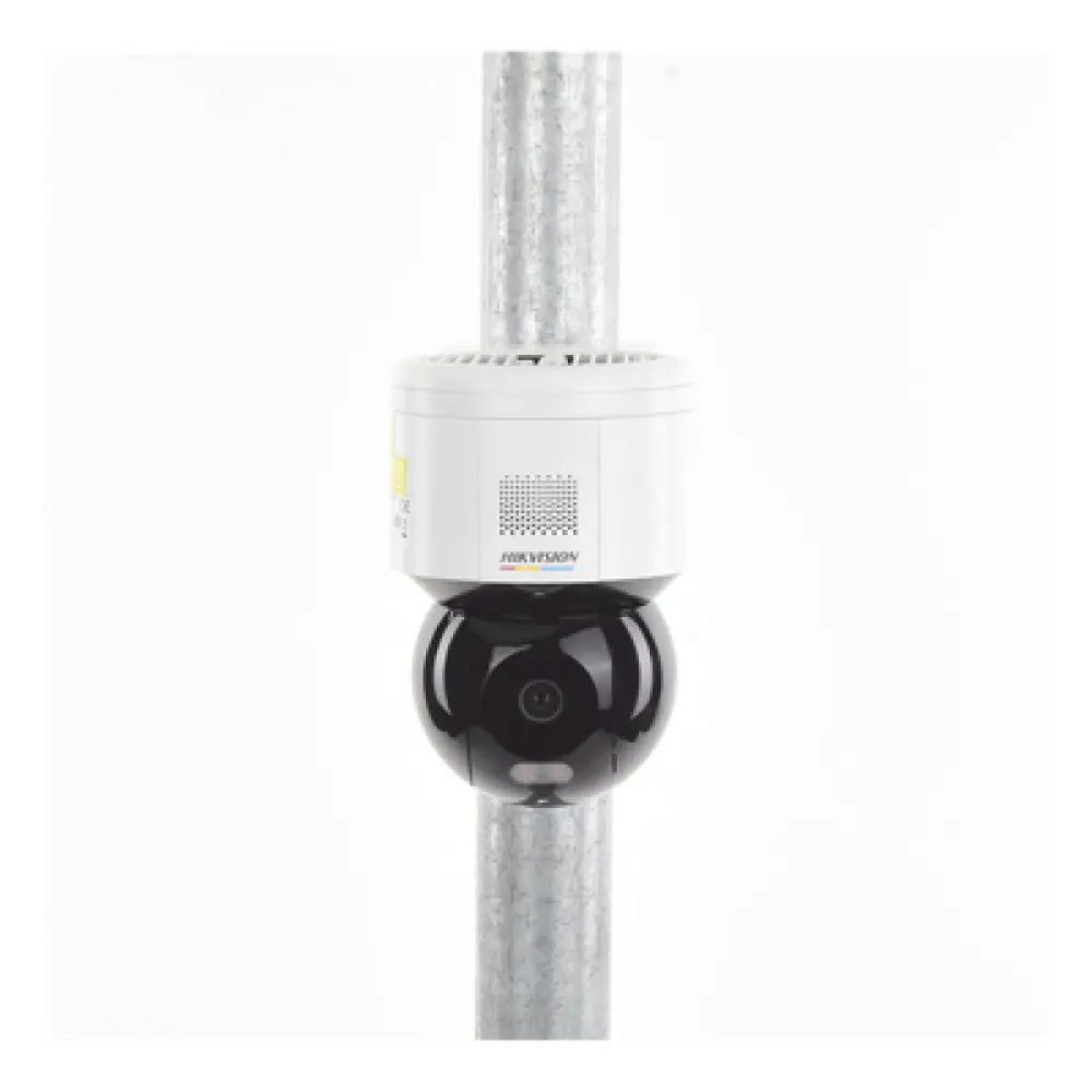 Cámara Domo PT IP / 4 Megapixel / Imagen Color 24/7 / Luz Blanca 30 m (98.4 ft) / Lente 4 mm / Audio Bidireccional / IP66 / PoE+
