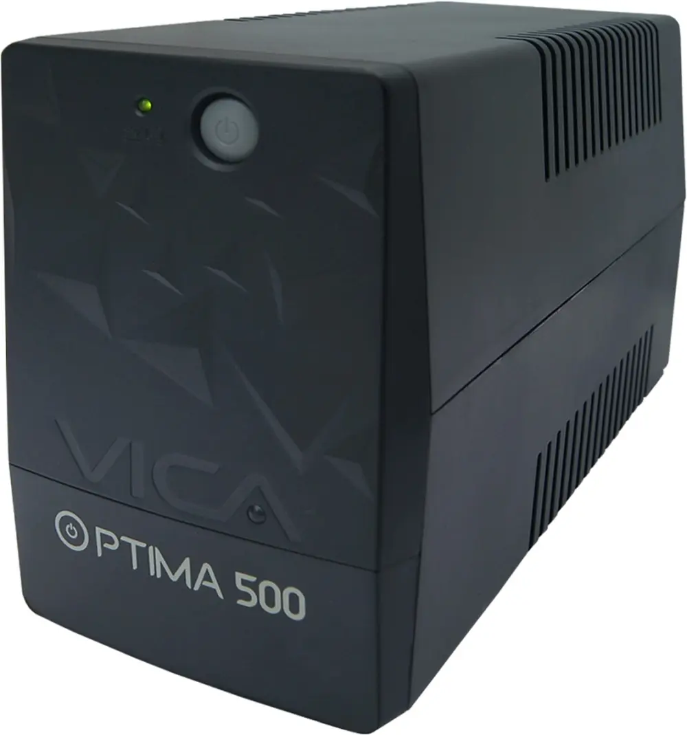 No break interactivo OPTIMA 500 - 500VA/240W, entrada 81/145VCA, salida 120 Vca 60Hz, 6 NEMA 5/15R protegidos, RJ11/RJ45, Software de monitoreo