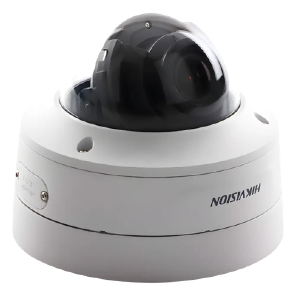 Cámara Domo IP / 8 Megapixel (4K) / Lente Motorizado 2.7-13.5 mm / IR EXIR 40 m (131.2 ft) / DarkFighter / Audio y Alarma I/O / PoE+ / IP66 / IK10