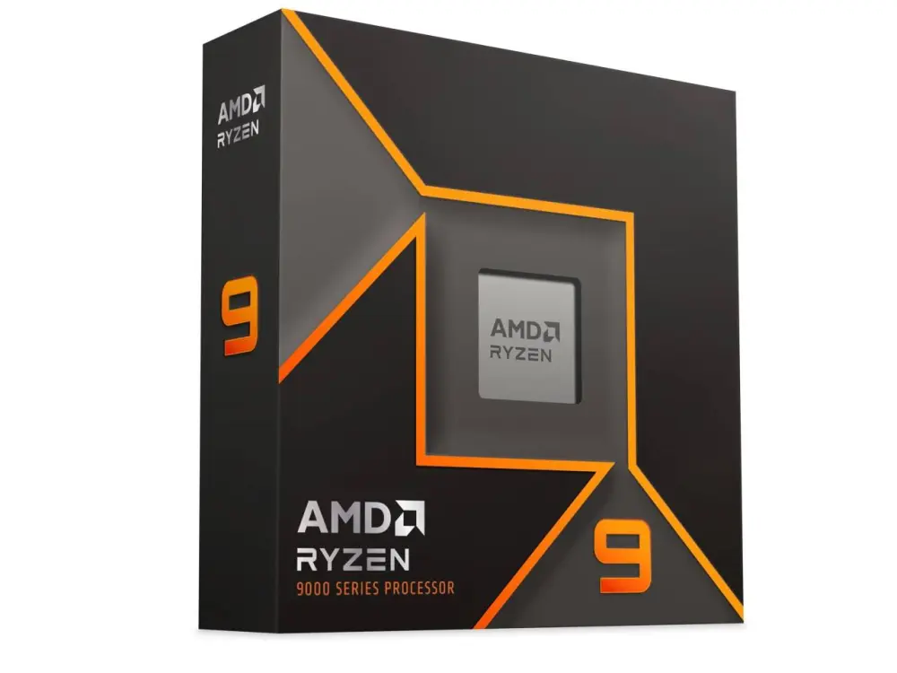 AMD RYZEN 9 9900X - 12 núcleos, socket AM5, No incluye ventilador, Con gráficos incluidos.