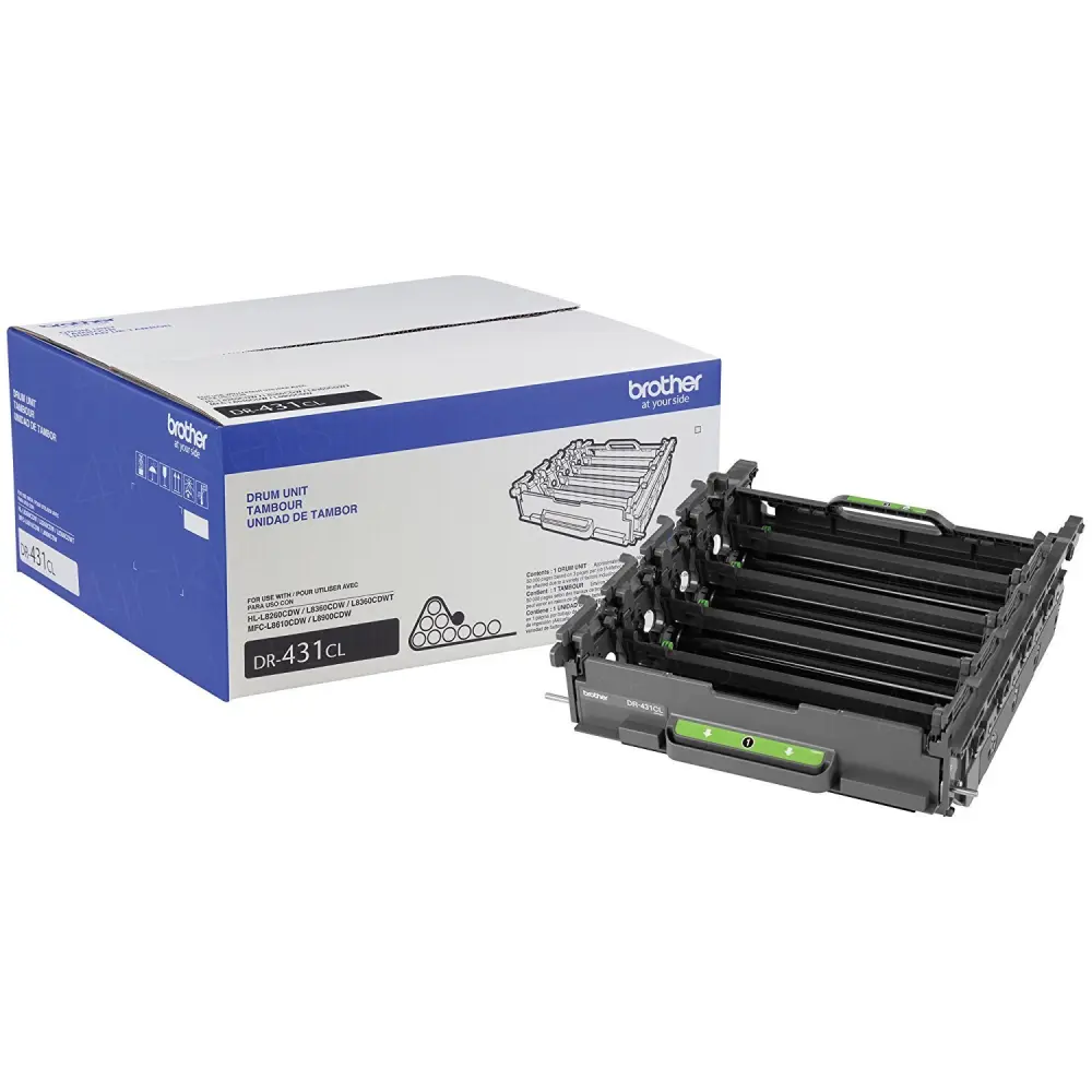 Tambor Brother Valor DR431CL - rendimiento aproximado 30, 000 páginas, compatible con MFCL8900CDW
