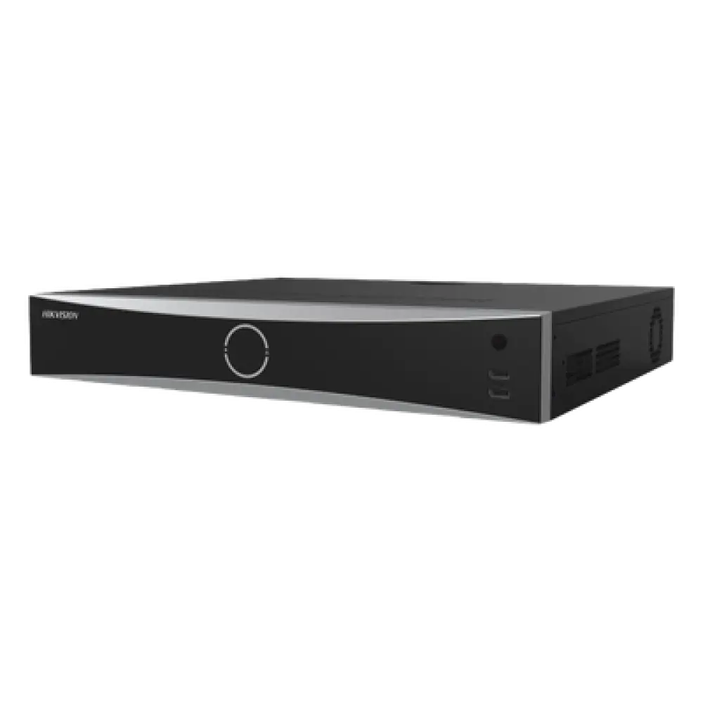 NVR IP / 16 Canales / 12 Megapixel (4K) / AcuSense / Reconocimiento Facial / 4 Bahías HDD / HDMI 4K / Alarmas I/O