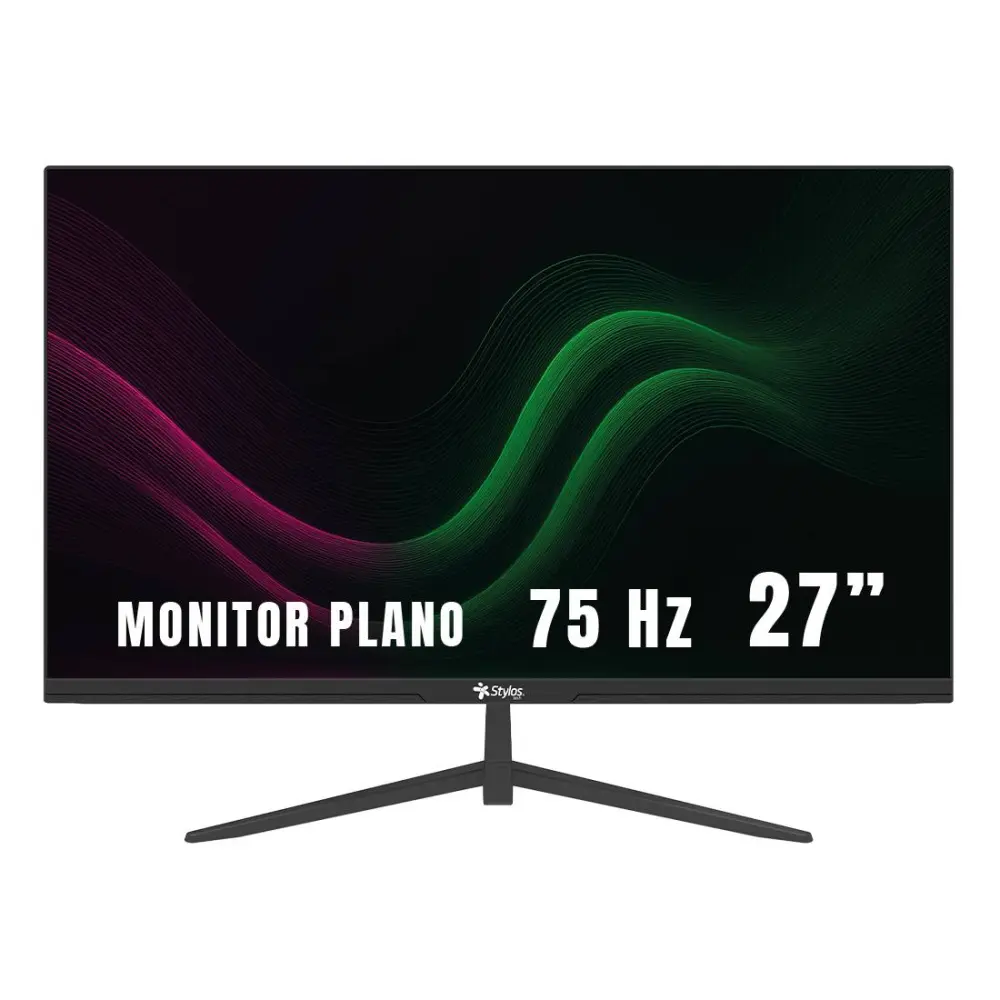Monitor Stylos 27 Pulgadas STPMOT8B Flat Panel LED HD 75Hz 5ms Black -