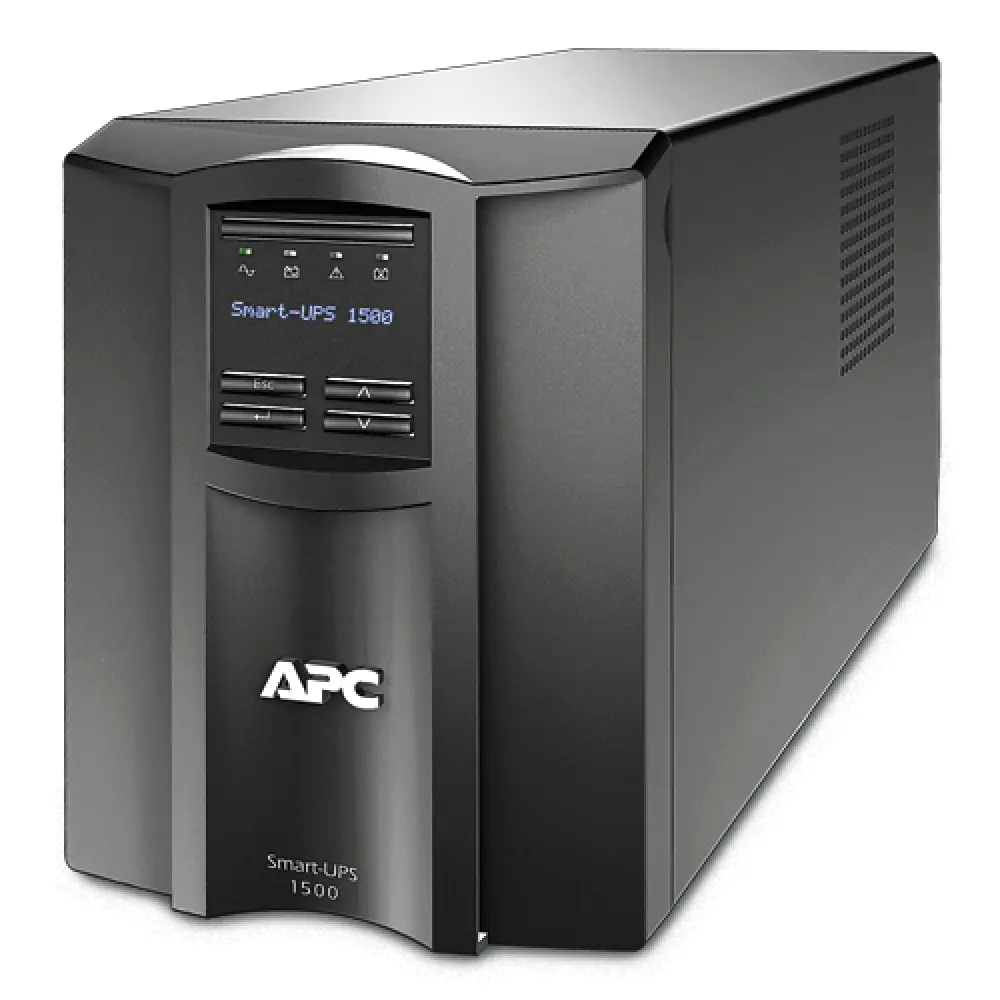 No Break Capacidad 1440 VA 1000 watts - 120V, APC SMT1500C, 1440 VA, 1000 W, 3 h, Negro, Industrial y Oficina