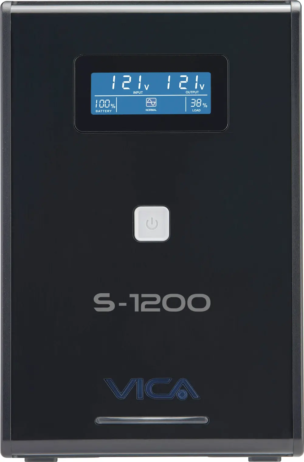 No break interactivo S1200 - 1200VA/600W, entrada 127 VCA 60 Hz, salida 120 VCA, 5 NEMA reguladas/5 reguladOs y respaldadas, RJ11/RJ45, pantalla LCD
