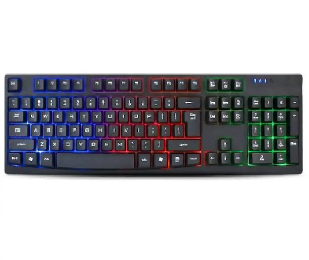 Teclado BROBOTIX 841581 - USB, Negro