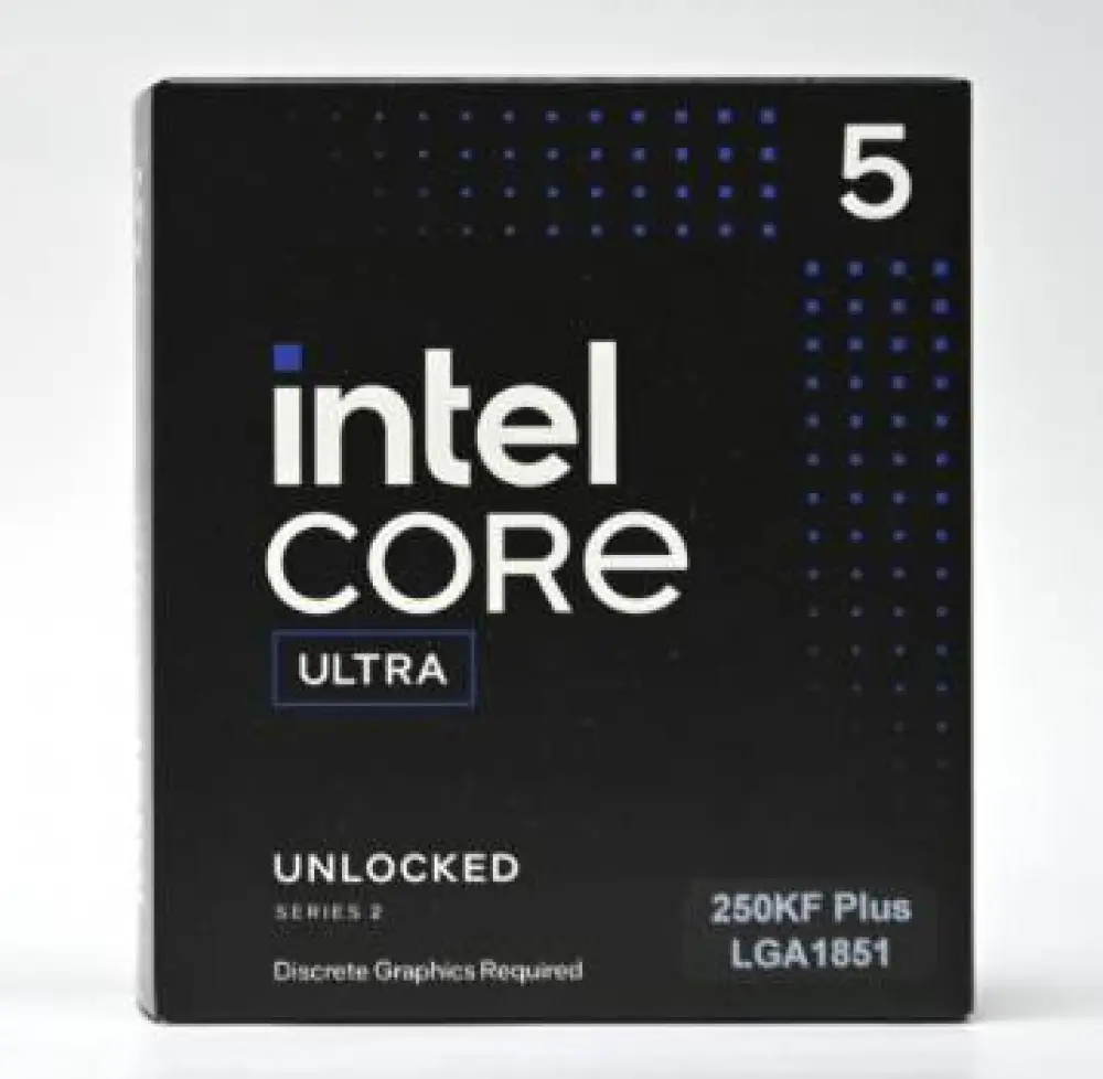 Procesador Intel® Core™ Ultra 5 Plus - BX80768250KF, 3.3 Ghz, 18 núcleos, LGA 1851, 22 TOPS (SIN DISIPADOR - SIN GRAFICOS)