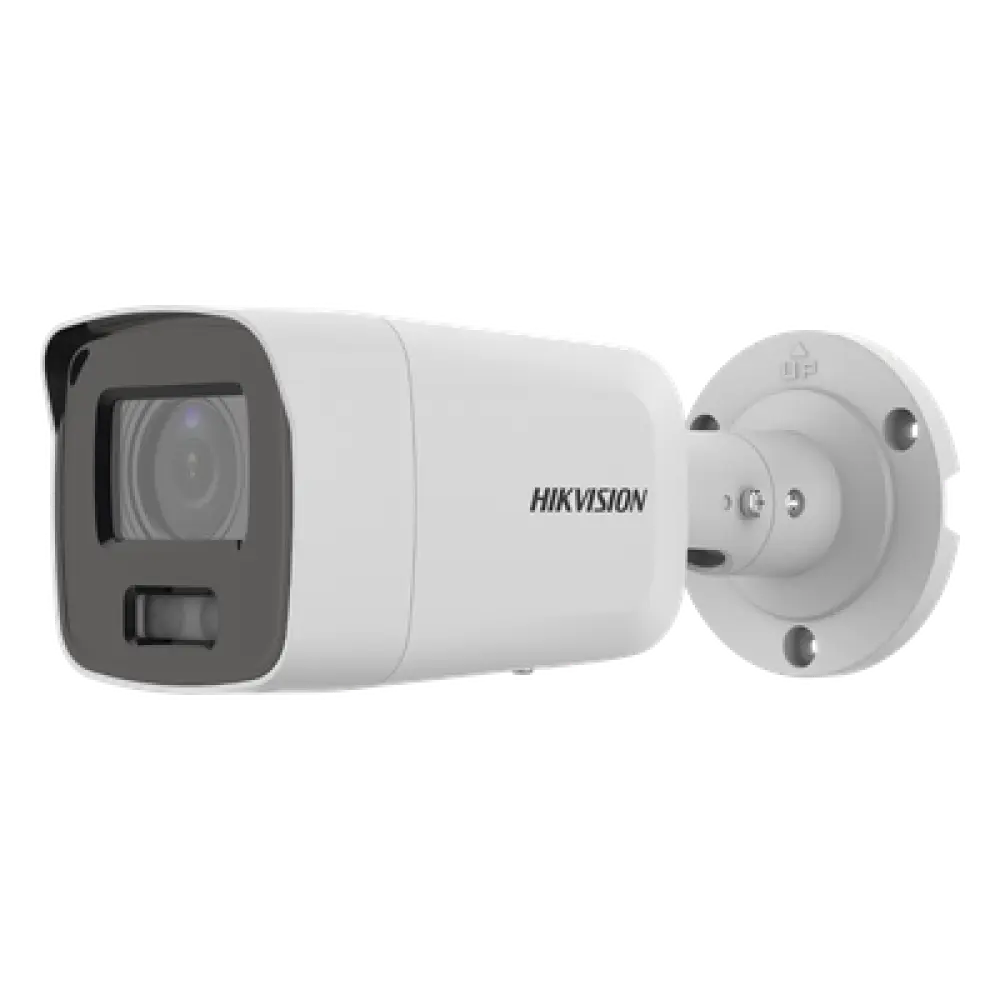 Bala IP 8 Megapixel (4K) / Imagen a Color 24/7 / Lente 2.8 mm / Luz Blanca 40 mts / Exterior IP67 / WDR 130 dB / Entrada y Salida de Audio y Alarma / Captura Facial / ONVIF / Micro SD / Micrófono Integrado