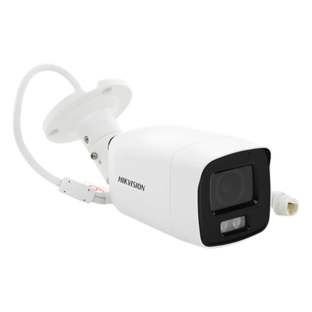 Bala IP 8 Megapixel (4K) / Imagen a Color 24/7 / Lente 2.8 mm / Luz Blanca 40 mts / Exterior IP67 / WDR 130 dB / Entrada y Salida de Audio y Alarma / Captura Facial / ONVIF / Micro SD / Micrófono Integrado