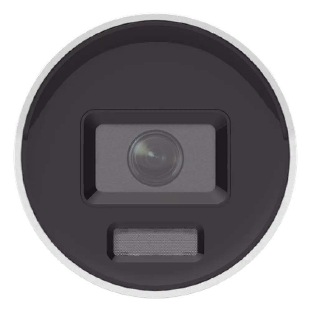 [Dual Light + ColorVu] Bala IP 8 Megapixel (4K) / Lente 2.8 mm / 40 mts IR + 40 mts Luz Blanca /  Microfono Integrado / Exterior IP67 /   WDR 130 dB / ACUSENSE (Filtro de Falsas Alarmas) / Captura Facial / PoE / Metal / ACUSEARCH