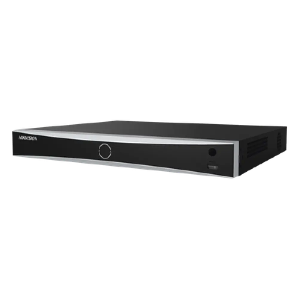 NVR 12 Megapixel (4K) / Reconocimiento Facial / 8 Canales IP / 8 Puertos PoE+ / 2 Bahías de Disco Duro / Filtro de Falsas Alarmas / Detección de Cuerpo Humano y Vehículos