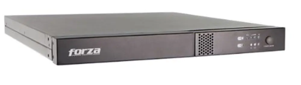 UPS En Línea FORZA FDC-1001RUL 1000VA/900W 1U - Doble Conversión, Onda Senoidal Pura, 3 Contactos 5-15R, SNMP/USB, Montaje en Bastidor