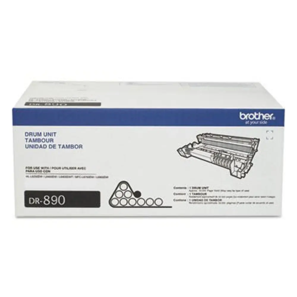 Tambor Brother Valor DR890 negro - rendimiento aproximado 50, 000 páginas, compatible con HLL6400DW, MFCL6900DW