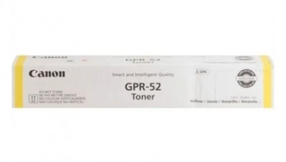 Tóner CANON GPR-52 - 16500 páginas, Amarillo, Canon