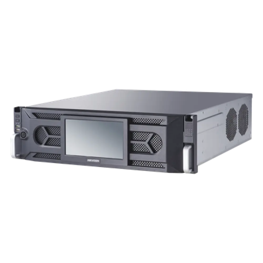 NVR 12 Megapixel (4K) / 64 Canales IP / 16 Bahías de Disco Duro / 4 Tarjetas de Red / RAID con Hot Swap / Reconocimiento Facial