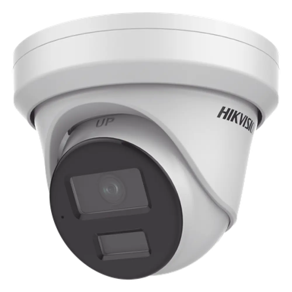 Cámara Turret IP / 4 Megapixel / Dual Light 40 m (131.2 ft) / DarkFighter S / WDR 130 dB / IP67 / Audio y Alarmas I/O