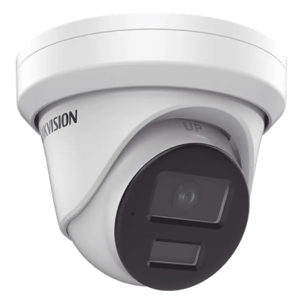 Cámara Turret IP / 4 Megapixel / Dual Light 40 m (131.2 ft) / DarkFighter S / WDR 130 dB / IP67 / Audio y Alarmas I/O